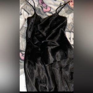 black bebe dress